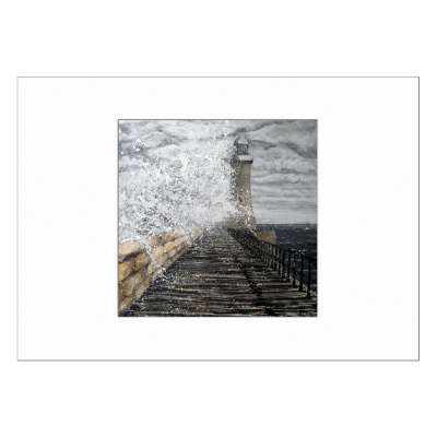 Tynemouth Pier - Limited Edition Print 40x50cm